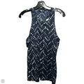 Athletic Tank Top By The North Face In Blue & White, Size: M
