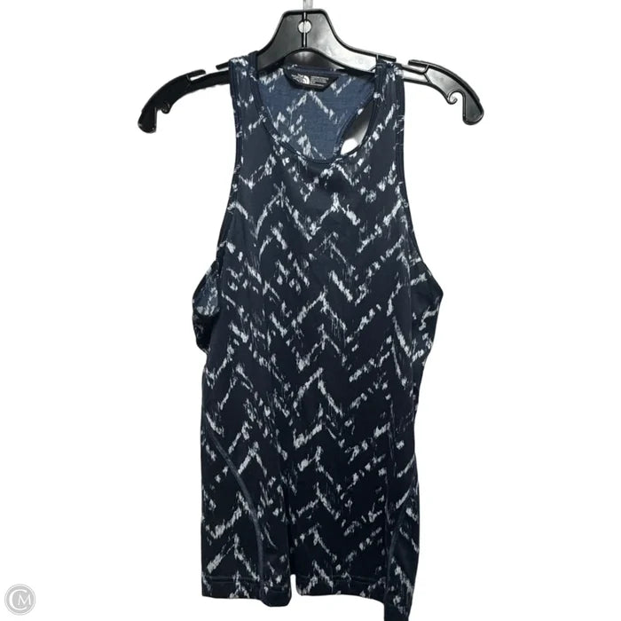 Athletic Tank Top By The North Face In Blue & White, Size: M