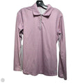 Athletic Top Long Sleeve Collar By Bette And Court In Checkered Pattern, Size: S