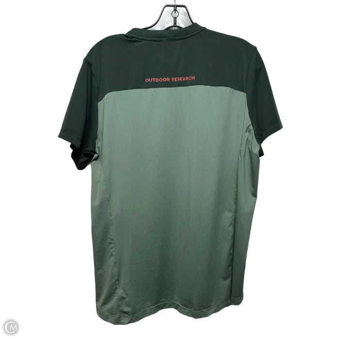 Athletic Top Short Sleeve By Cmb In Green, Size: L