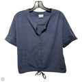 Athletic Top Short Sleeve By Columbia In Blue, Size: S