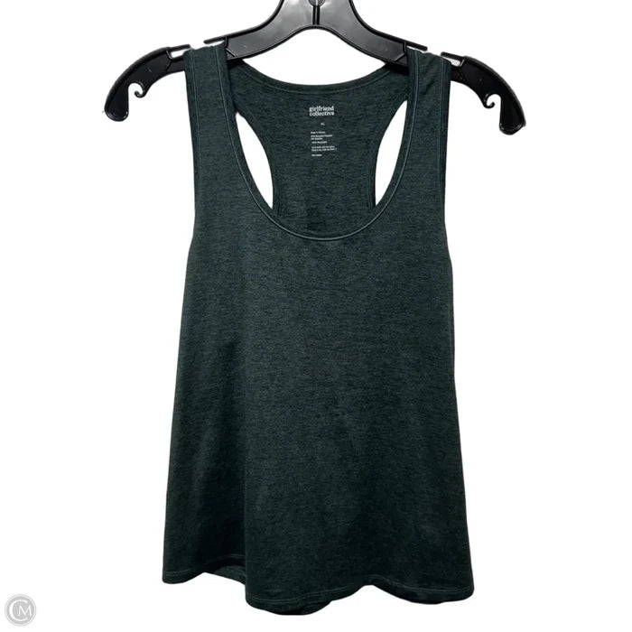 Athletic Top Sleeveless By Girlfriend Collective In Green, Size: Xl