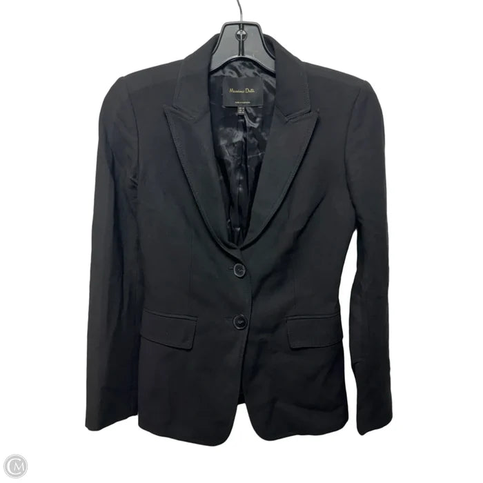 Blazer By Massimo Dutti In Black, Size: 2