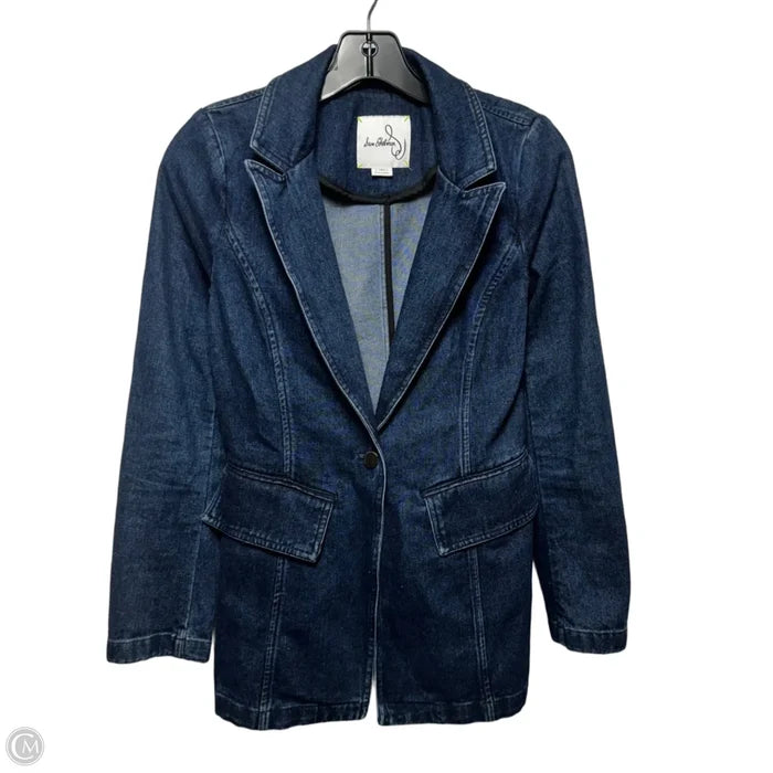 Blazer By Sam Edelman In Blue Denim, Size: Xs