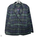 Blazer By Talbots In Plaid Pattern, Size: 20