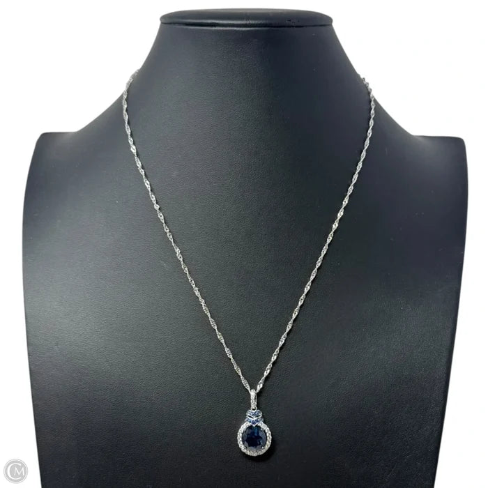 Blue Stone Pendant Necklace