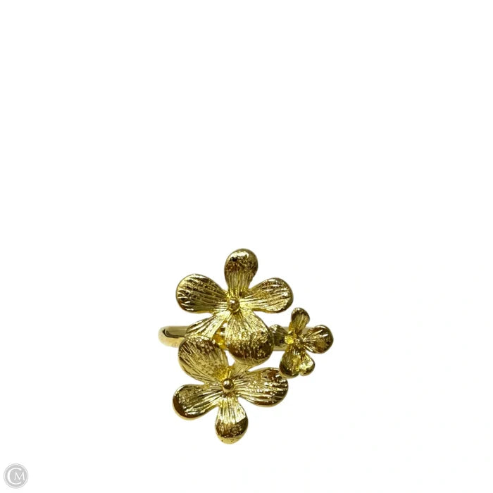 Bronze Flower Ring By Dyadema Italy, Size: 7.5