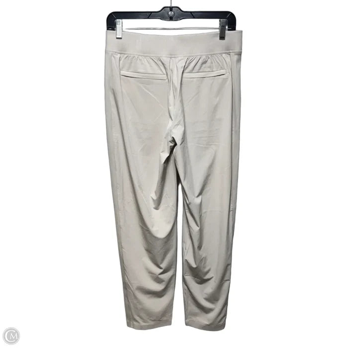 Brooklyn Ankle Athletic Pants By Athleta In Cream, Size: 4