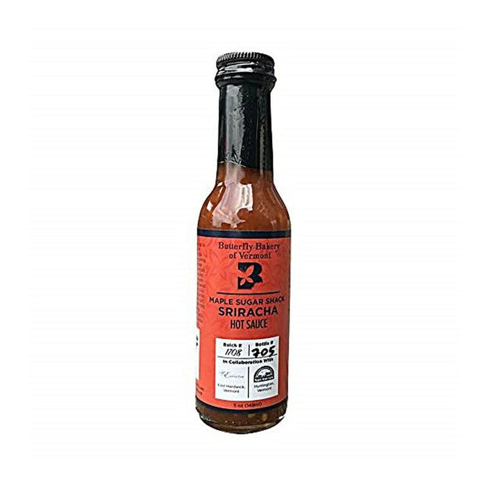 Butterfly Bakery Maple Sugar Shack Sriracha Hot Sauce