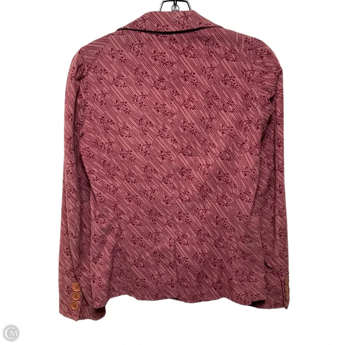 Corduroy Blazer Luxury Designer By Marc Jacobs In Pink & Red, Size: 4