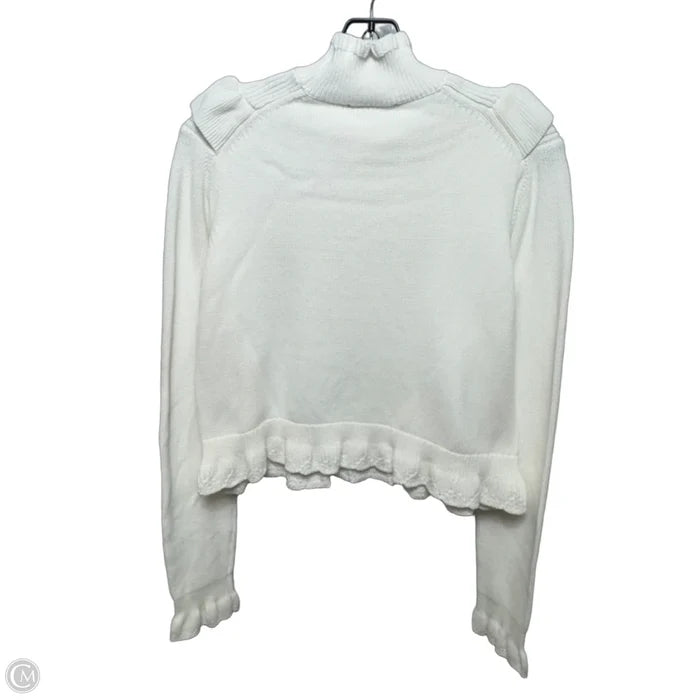 Cotton Sweater By French Connection In White, Size: L