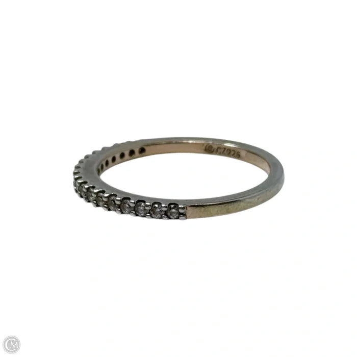 CZ Ring Sterling Silver, Size: 8