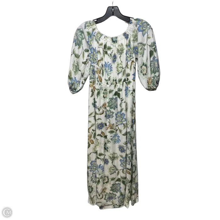 Dress Casual Maxi By Loft In Floral Print, Size: 2p