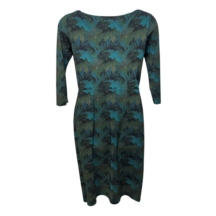Dress Casual Midi By Chiara Boni In Blue & Green, Size: 16 (It 52)