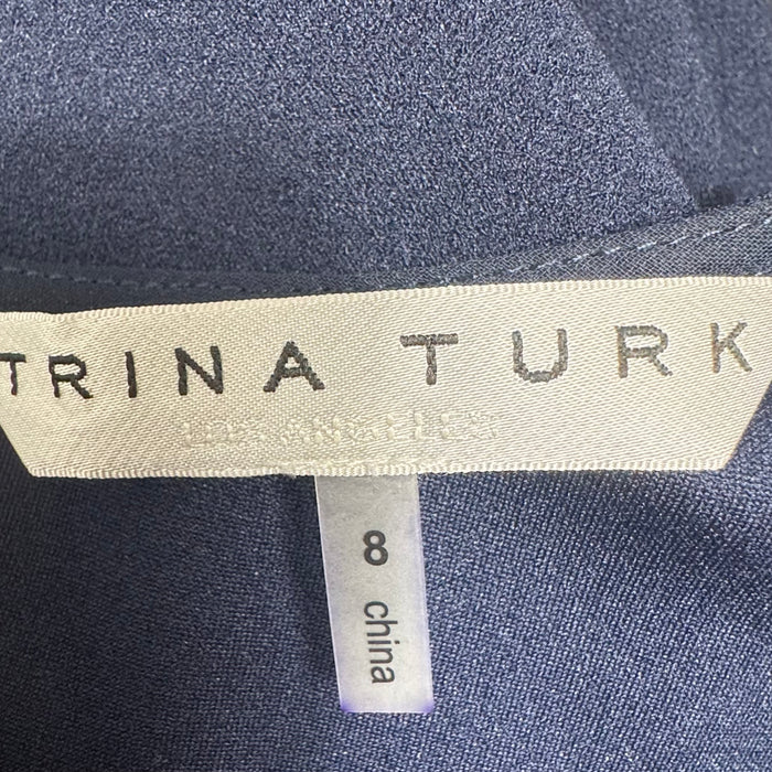 Dress Casual Short By Trina Turk In Blue, Size: 8