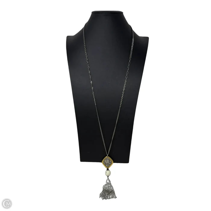Elephant Tassel Pendant Necklace By Darlene