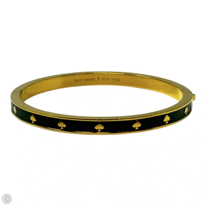 Enamel Spade Hinged Cuff Bracelet Designer By Kate Spade