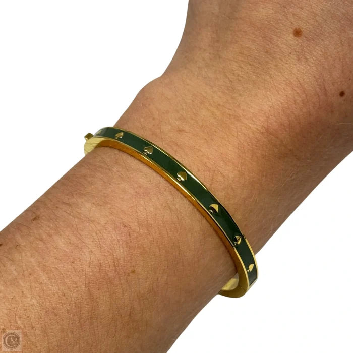 Enamel Spade Hinged Cuff Bracelet Designer By Kate Spade