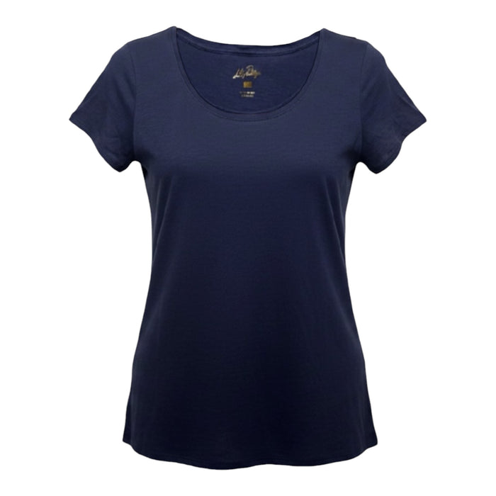 Etta Scoop-Neck Top Designer By Lilly Pulitzer In True Navy, Size: XS