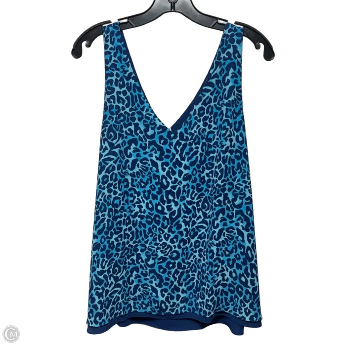 Florin Reversible Top Sleeveless Designer By Lilly Pulitzer In Animal Print, Size: L