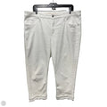 Girlfriend Slim Crop Jeans By Chicos In White, Size: 16