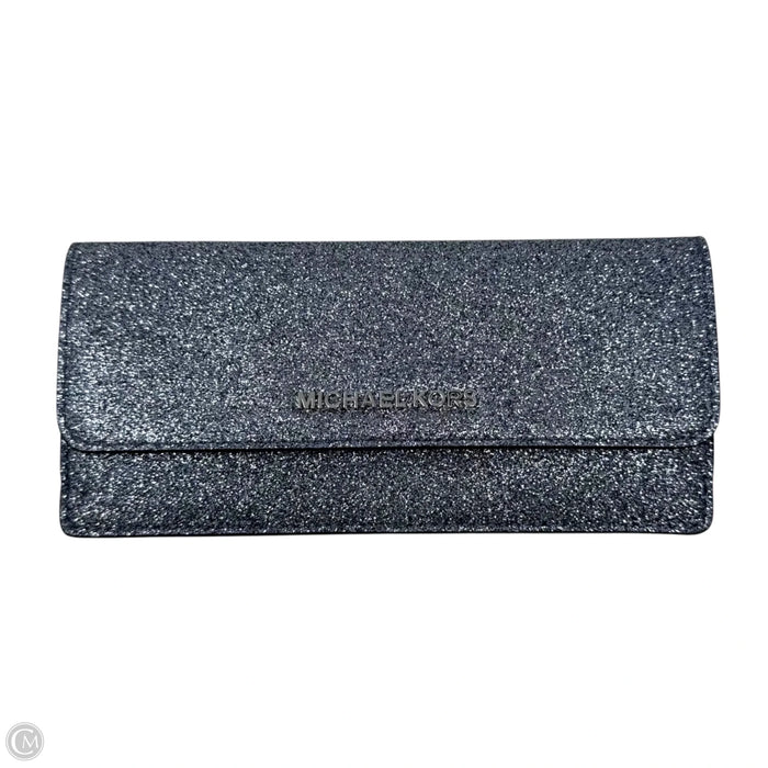 Glitter Flat Wallet Designer By Michael Kors, Size: Large