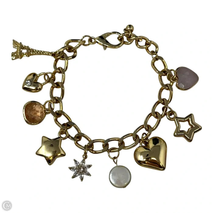 Gold Tone Bracelet Charm Unbranded