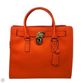 Hamilton Handbag Leather By Michael By Michael Kors, Size: Medium