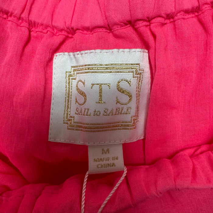 Hibiscus Top Short Sleeve By Sail To Sable In Pink, Size: M