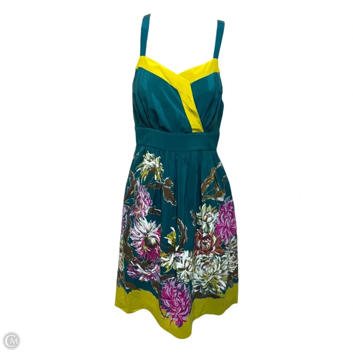 Impressionist's Dream Dress By Maeve In Floral Print, Size: 0