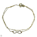 Infinity Gold Tone Anklet