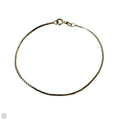 Italian Sterling Silver Box Chain Bracelet By IBB