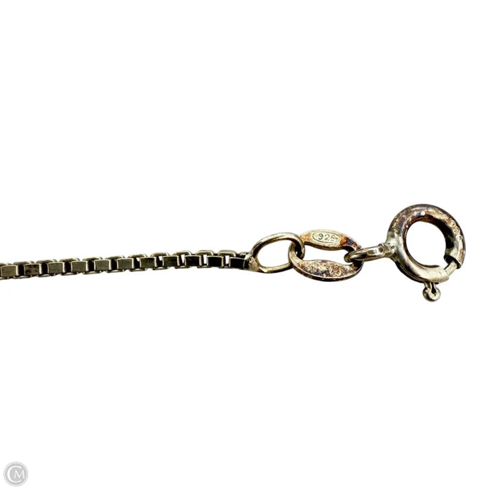 Italian Sterling Silver Box Chain Bracelet By IBB