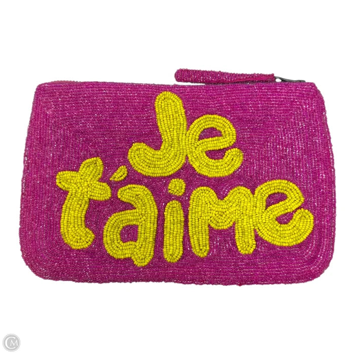 Je T’Aime Beaded Clutch By The Jacksons, Size: Medium