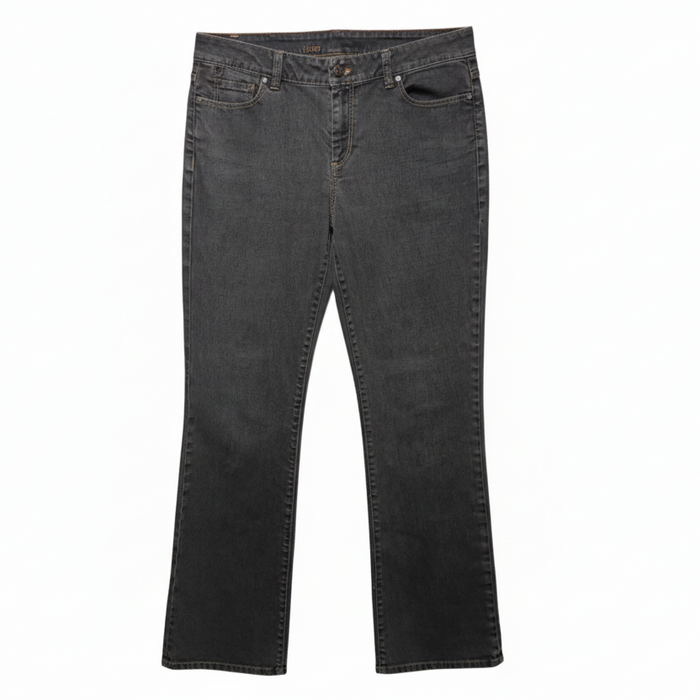 Jeans Boot Cut By Talbots In Black, Size: 10