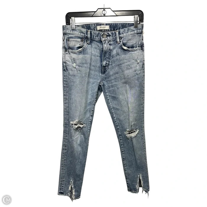 Jeans Skinny By Moussy In Blue Denim, Size: 4