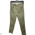 Jeans Skinny By We The Free In Green Denim, Size: 12 (31)