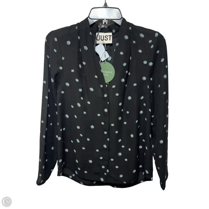 Jessie Shirt Top Long Sleeve By Just In Blue Daisy, Size: Xs