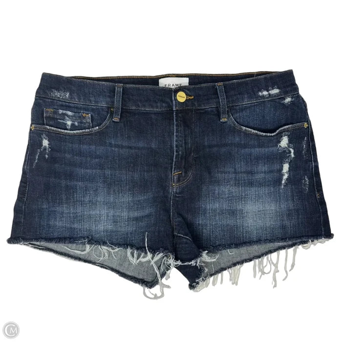 Le Cutoff Shorts By Frame In Blue Denim, Size: 8/29