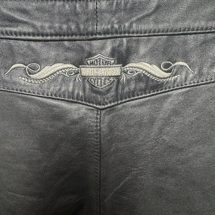 Leather Pants Utility By Harley Davidson In Black, Size: 8