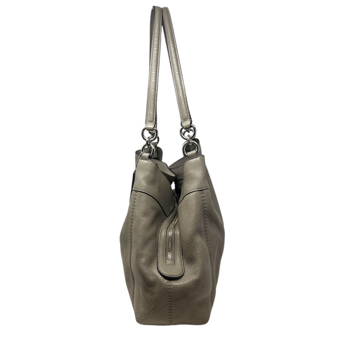 Lexy Pebble Leather Shoulder Bag Designer By Coach, Size: Large