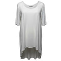 Lilo Organic Bamboo Tunic 3/4 Sleeve By Bryn Walker In White, Size: XL