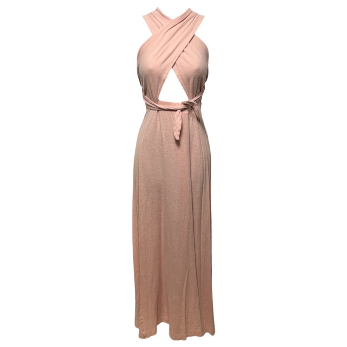 Limitless Convertible Maxi Dress By Free People Beach In Pink, Size: S