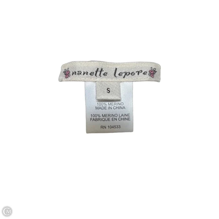 Merino Top Sleeveless By Nanette Lepore In Black & Cream, Size: S