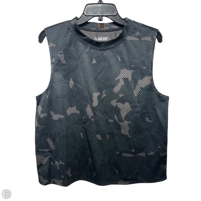 Mesh Athletic Tank Top By Aarmy In Camouflage Print, Size: S