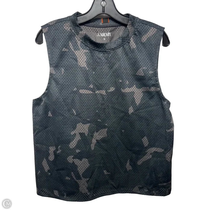 Mesh Athletic Tank Top By Aarmy In Camouflage Print, Size: S