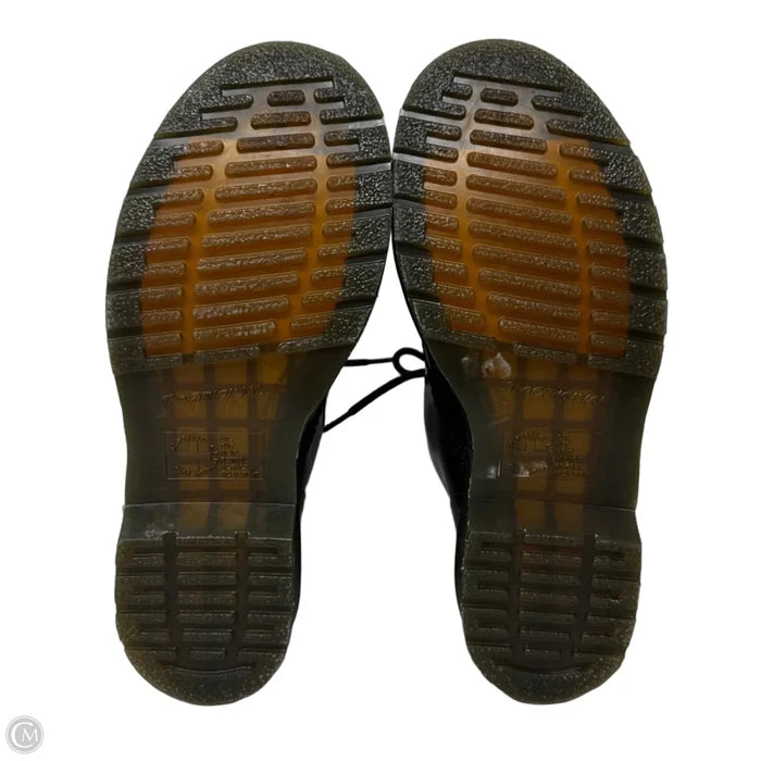 Patent 1460 Boots Combat By Dr Martens In Black, Size: 8