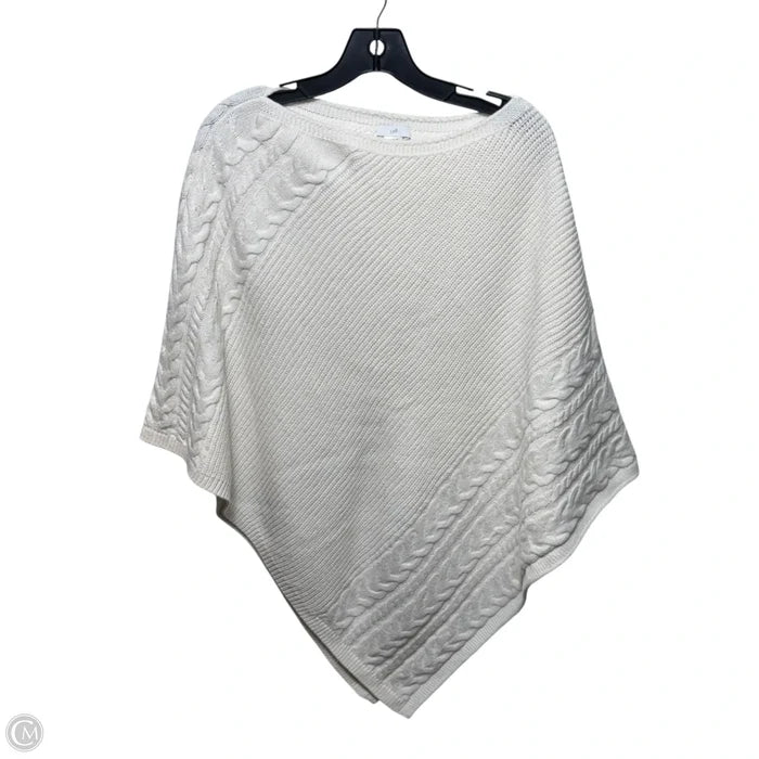 Poncho By J. Jill In Cream, Size: Osfm
