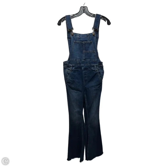 Regular Mid Rise Overalls By We The Free In Blue Denim, Size: 6/28