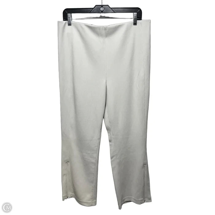 Ribbed Athletic Pants By Lululemon In Cream, Size: 14
